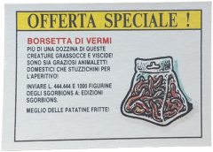 retro BORSETTA DI VERMI — Sgorbions serie 2