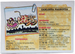 retro CARLOTTA PAGNOTTA — Sgorbions serie 2