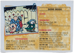 retro DODO NODO — Sgorbions serie 2