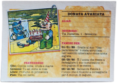 retro DONATA AVARIATA — Sgorbions serie 2