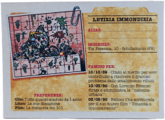 retro LETIZIA IMMONDIZIA — Sgorbions serie 2