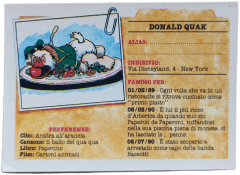 retro DONALD QUAK — Sgorbions serie 2