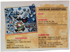 retro GENNARO ROCKETTARO — Sgorbions serie 2