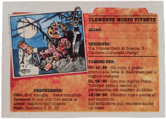 retro CLEMENTE MORTOVIVENTE — Sgorbions serie 2