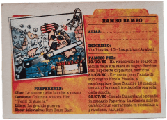 retro RAMBO BAMBO — Sgorbions serie 2