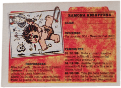 retro RAMONA ABBUFFONA — Sgorbions serie 2