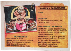 retro RAMONA CAPOCCIONA — Sgorbions serie 2