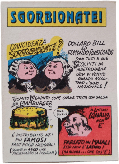 retro DOLLARO BILL ED EDMONDO RUBICONDO — Sgorbions serie 2