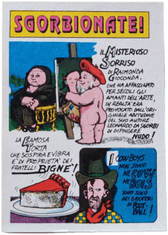 retro IL MISTERIOSO SORRISO DI RAIMONDA GIOCONDA — Sgorbions serie 2
