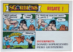 retro DONATO SOPRAELEVATO E PIERO GIUSTIZIERO — Sgorbions serie 2