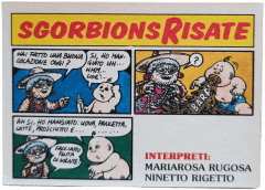 retro MARIAROSA RUGOSA E NINETTO RIGETTO — Sgorbions serie 2