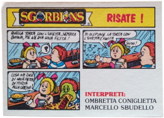 retro OMBRETTA CONIGLIETTA E MARCELLO SBUDELLO — Sgorbions serie 2