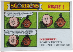 retro ROMEO TROFEO E LULÙ ZULÙ MESSO SU — Sgorbions serie 2