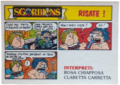 retro ROSA CHIAPPOSA E CLARETTA CARRETTA — Sgorbions serie 2
