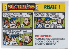 retro ACHILLE RACCATTAPALLE, CICCA CICCA BUM E ROMEO TROFEO — Sgorbions serie 2