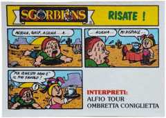 retro ALFIO TOUR E OMBRETTA CONIGLIETTA — Sgorbions serie 2