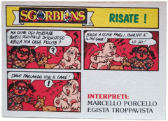 retro MARCELLO PORCELLO ED EGISTA TROPPAVISTA — Sgorbions serie 2