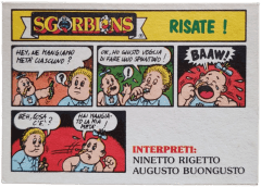 retro NINETTO RIGETTO E AUGUSTO BUONGUSTO — Sgorbions serie 2