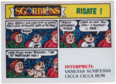 retro VANESSA SCHIFESSA E CICCA CICCA BUM — Sgorbions serie 2