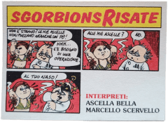 retro ASCELLA BELLA E MARCELLO SCERVELLO — Sgorbions serie 2