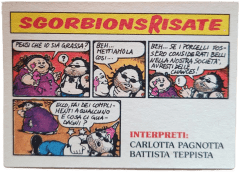 retro CARLOTTA PAGNOTTA E BATTISTA TEPPISTA — Sgorbions serie 2