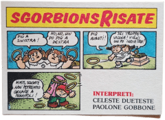 retro CELESTE DUETESTE E PAOLONE GOBBONE — Sgorbions serie 2