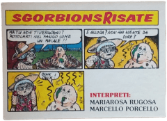 retro MARIAROSA RUGOSA E MARCELLO PORCELLO — Sgorbions serie 2