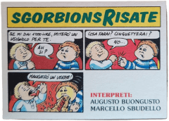 retro AUGUSTO BUONGUSTO E MARCELLO SBUDELLO — Sgorbions serie 2