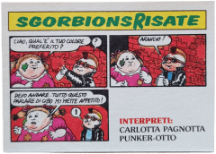 retro CARLOTTA PAGNOTTA E PUNKER-OTTO — Sgorbions serie 2