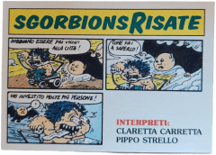 retro CLARETTA CARRETTA E PIPPO STRELLO — Sgorbions serie 2