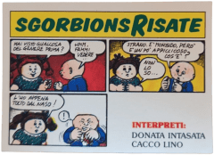 retro DONATA INTASATA E CACCO LINO — Sgorbions serie 2