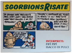 retro FIFÌ PIPÌ E ISACCO DI PULCI — Sgorbions serie 2
