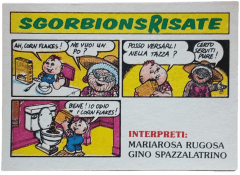 retro MARIAROSA RUGOSA E GINO SPAZZALATRINO — Sgorbions serie 2