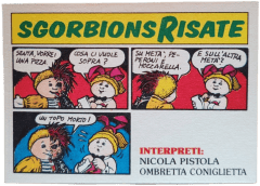 retro NICOLA PISTOLA E OMBRETTA CONIGLIETTA — Sgorbions serie 2