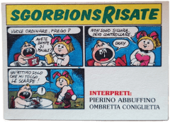 retro PIERINO ABBUFFINO E OMBRETTA CONIGLIETTA — Sgorbions serie 2