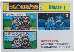 retro ARISTIDE CARIATIDE E MARIAROSA RUGOSA — Sgorbions serie 2