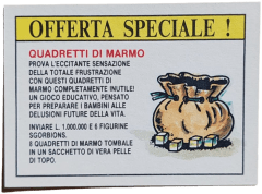 retro QUADRETTI DI MARMO — Sgorbions serie 2