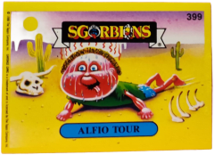 album sticker ALFIO TOUR, no. 399 — Sgorbions serie 2