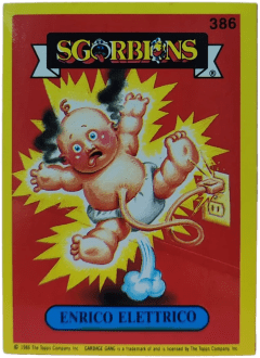 album sticker ENRICO ELETTRICO, no. 386 — Sgorbions serie 2