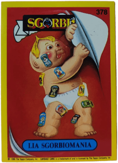 album sticker LIA SGORBIOMANIA, no. 378 — Sgorbions serie 2