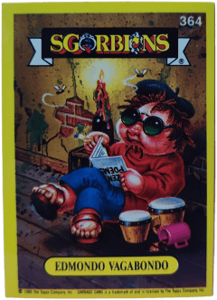 album sticker EDMONDO VAGABONDO, no. 364 — Sgorbions serie 2