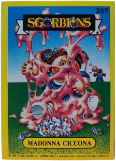 album sticker MADONNA CICCONA, no. 357 — Sgorbions serie 2