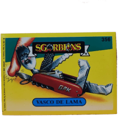 album sticker VASCO DE LAMA, no. 356 — Sgorbions serie 2