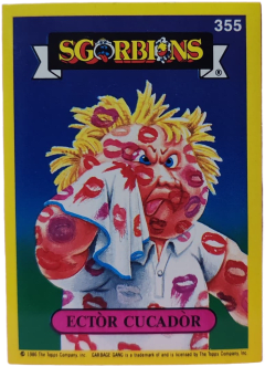 album sticker ECTÒR CUCADÒR, no. 355 — Sgorbions serie 2