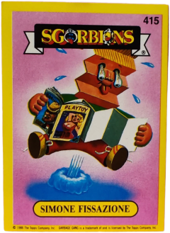 album sticker SIMONE FISSAZIONE, no. 415 — Sgorbions serie 2