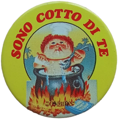 pin SONO COTTO DI TE — Spille