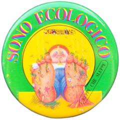pin SONO ECOLOGICO — Spille