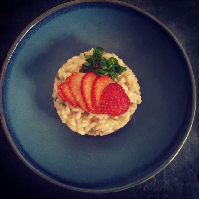 Risotto aux fraises