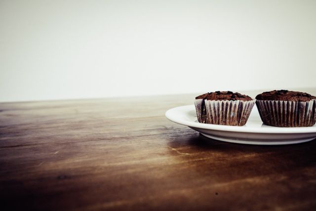 Muffins au chocolat et à la betterave