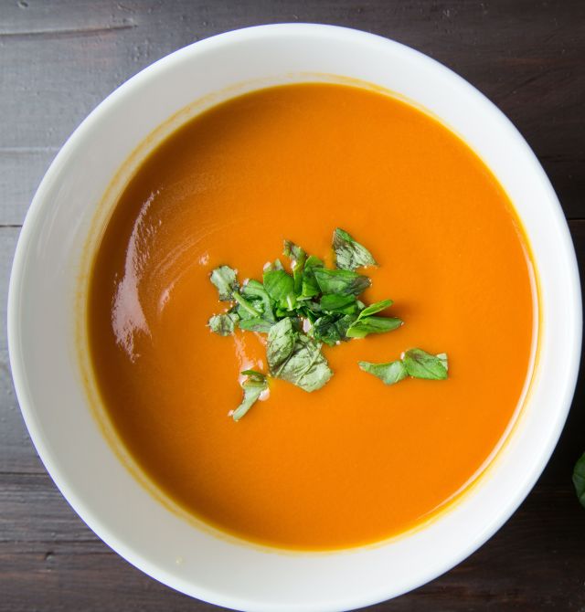 Soupe de patates douces 